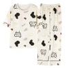 CREAM BEAR PJ-SUIT 3