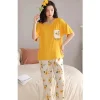 Pocket Flower Mustard Pj Siut 3
